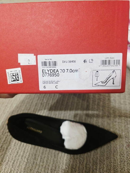 Salvatore Ferragamo Black Suede Pointed-Toe Pumps
